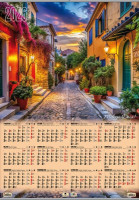 Kalendarz plakatowy z listwą KP-B1 Pan Kalendarzyk